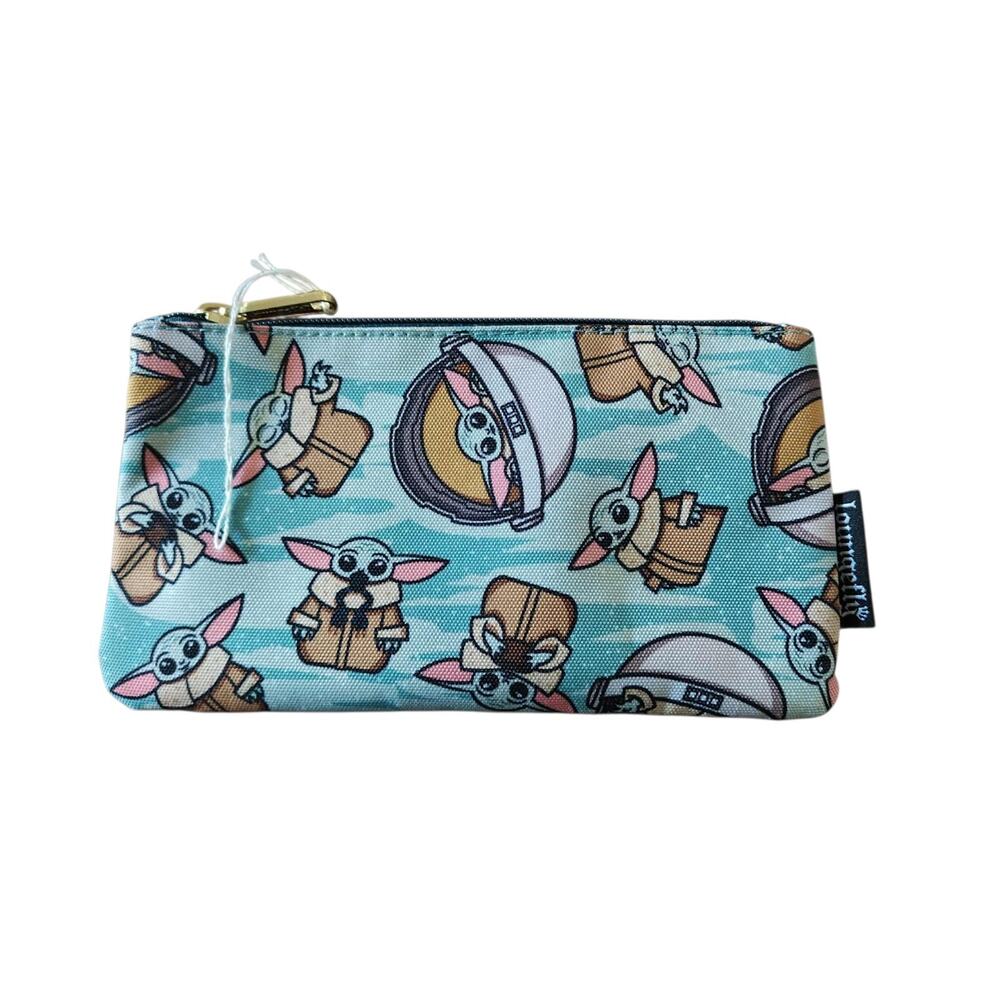 Loungefly Star Wars The Mandalorian: The Child Nylon Zip Pouch Pencils Coins